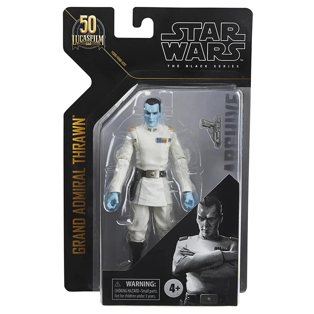 

Original Hasbro Star Wars The Black Series Archive Grand Admiral Thrawn 6-inch-scale Collectible Action Figure Model Gift Toy