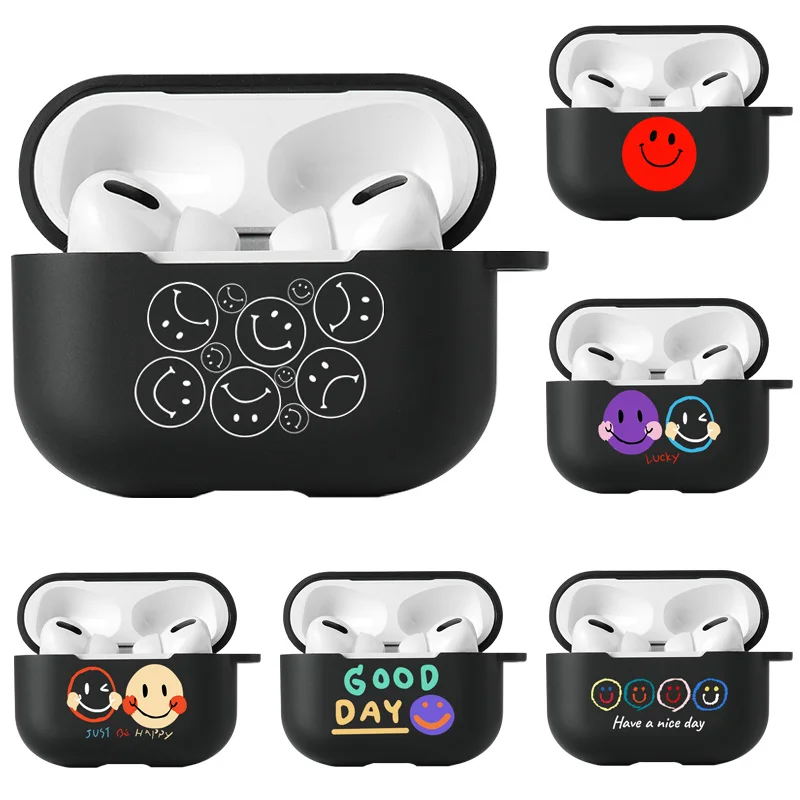 

Black Case For AirPods Pro2 2022 Case Soft Silicone Cover For Airpods Pro 2 3 1 Case Headphone TPU Earphone Funda For Airpod Pro