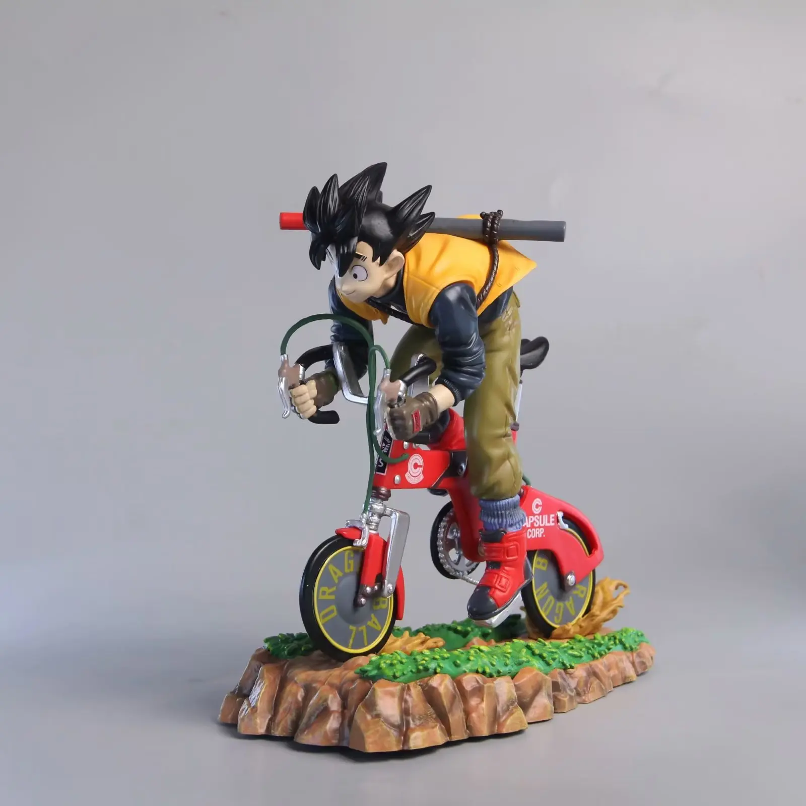 

Anime Dragon Ball Bicycle Goku PVC Action Figure Collection Statue Model Toy New Year's Christmas Gift 25cm