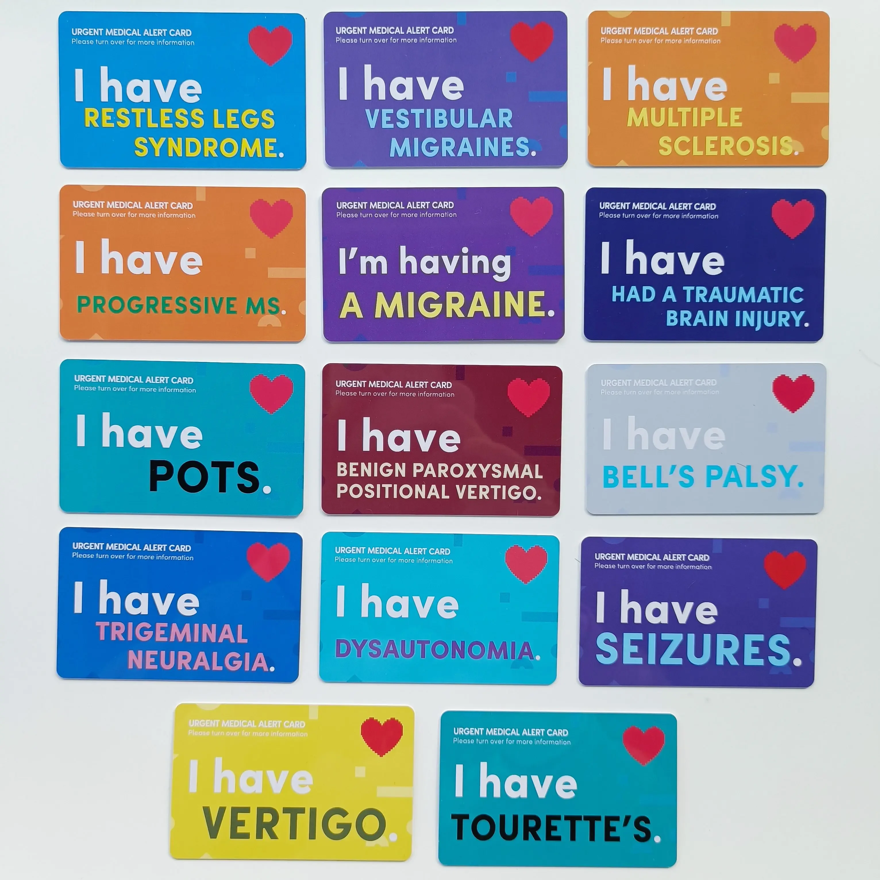 Записываемая нейрология срочное уведомление об опасности MDDICAL о карте из ПВХ