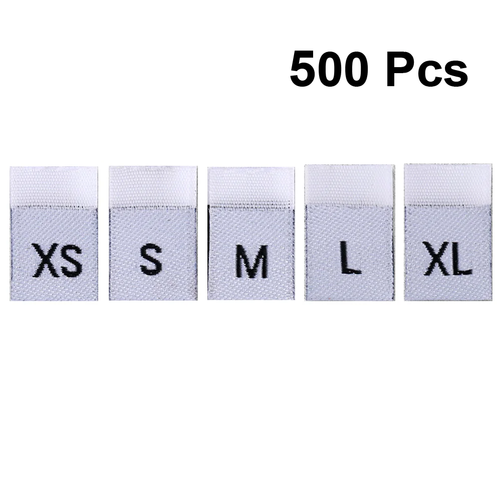 

Size Labels Clothing Tags Label Clothes Shirt Woven Tag Sew Sewing Garmentongarments Folded Iron Embroidered Stickers Polyester