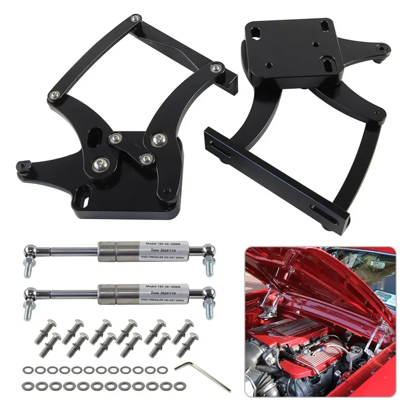 Комплект петель капота с левой и правой стороны пара для Ford Mustang/Comet Falcon Fairlane 1964-1966