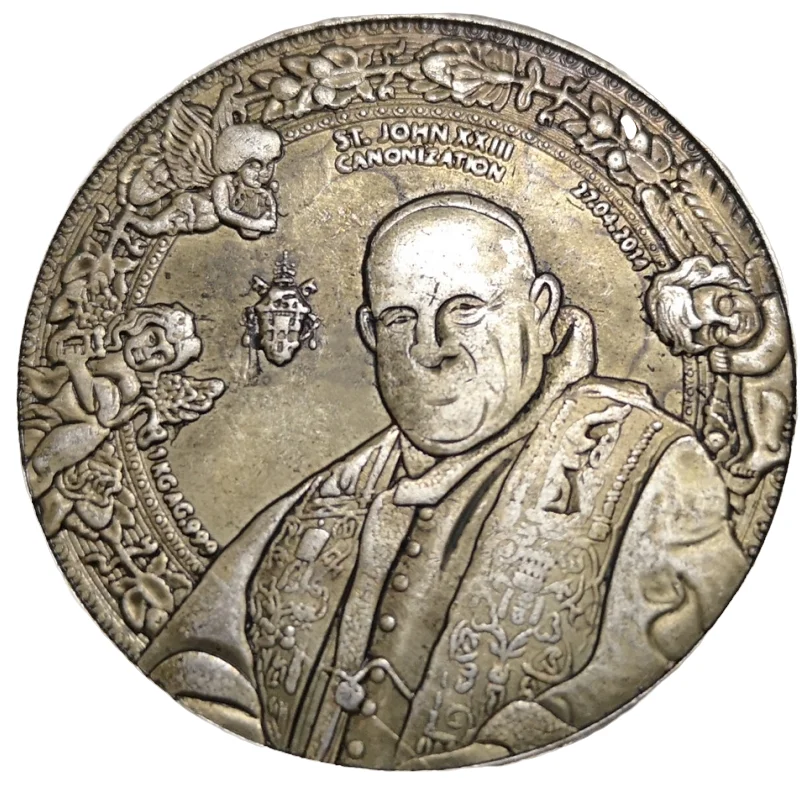 

Серебряная монета 10000 франков КФА, Буркина-Фасо, CANONIZA TION POPR JOHN XXIII