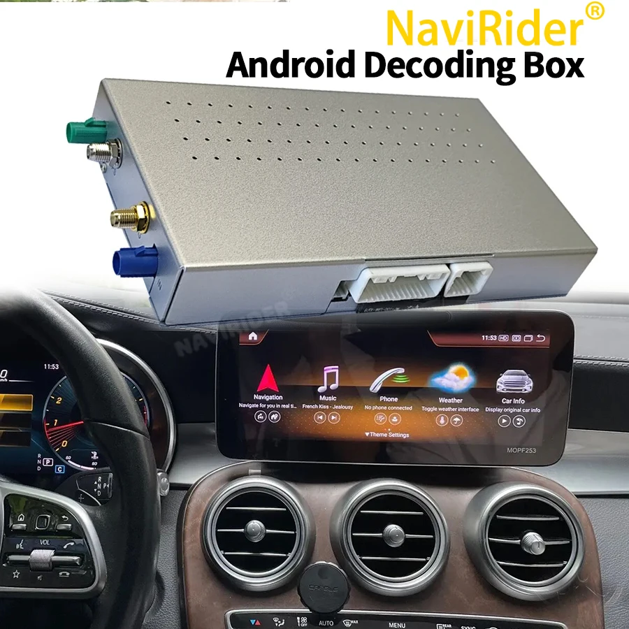 Android 13 декодер для Mercedes Benz GLC V-Class 2022-2013 Обновление NTG 6 0 Qualcomm 680 обновление