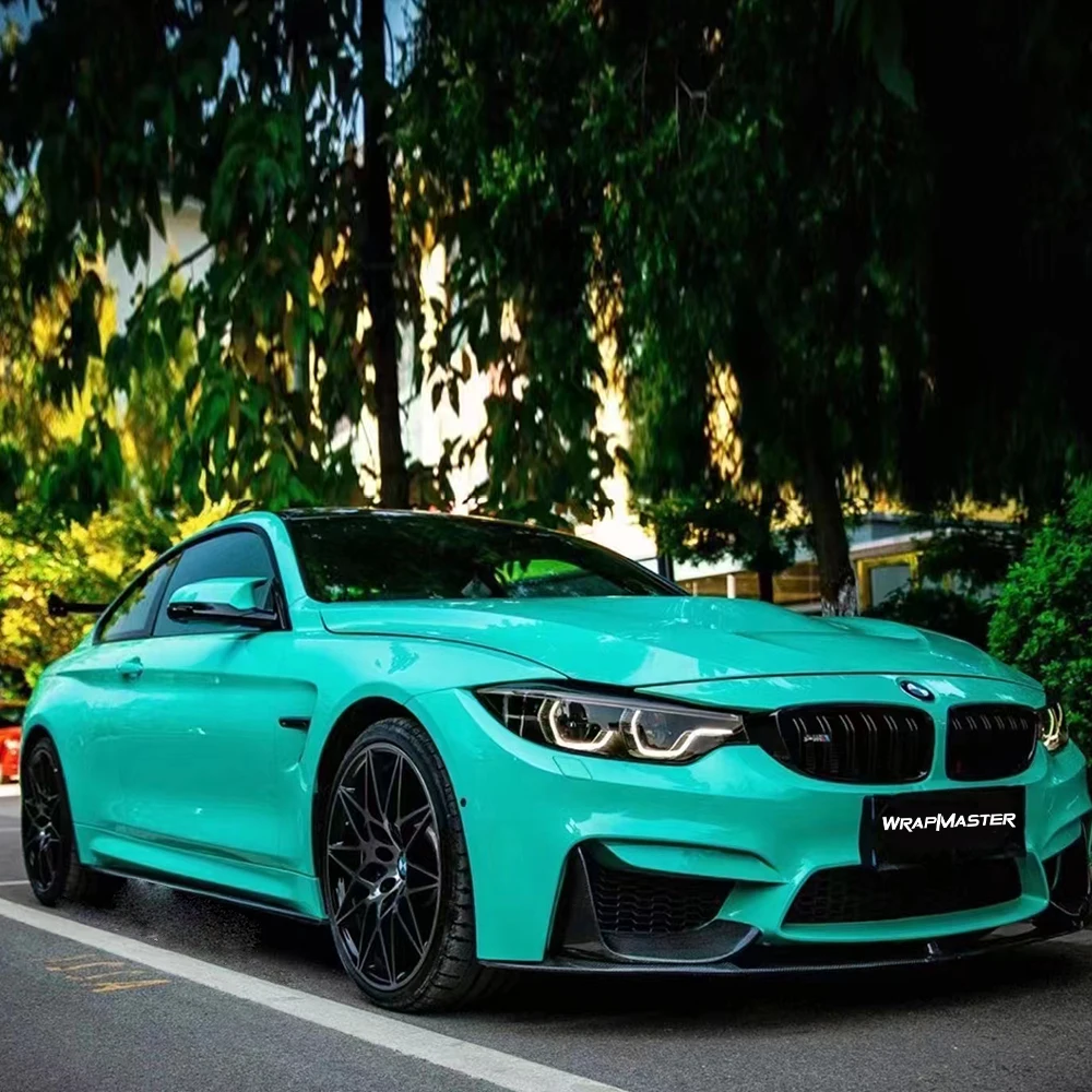 Wrapmaster 5*56ft ПЭТ-лайнер глянцевая винтажная зеленая автомобильная пленка виниловая