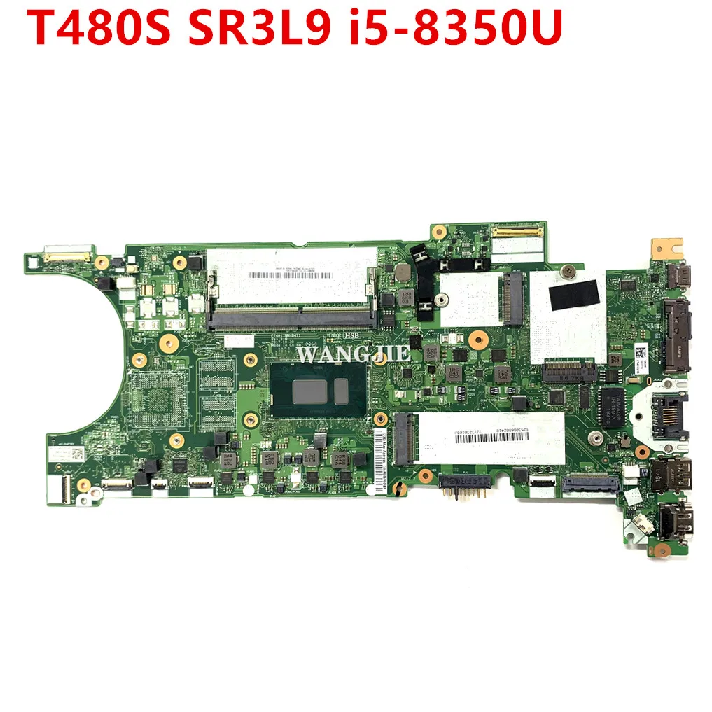 

Используется для ноутбука LENOVO Thinkpad T480S материнская плата SR3L9 I5-8350U 4 Гб материнская плата 02HL830 01LV620 01YU138 ET481