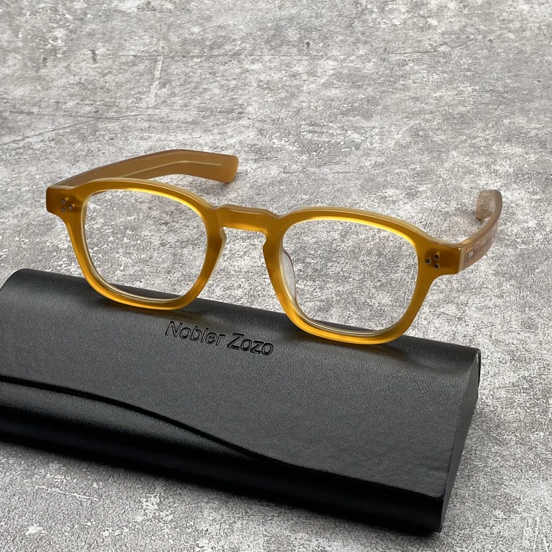 Очки в винтажном стиле для мужчин и женщин оптические аксессуары ацетатной