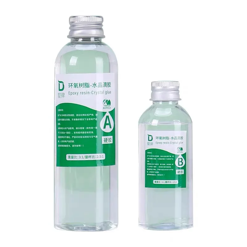 

Твердая эпоксидная смола AB 3:1, кристально прозрачная быстросохнущая литье и покрытие в комплекте, многофункциональные аксессуары ручной ра...