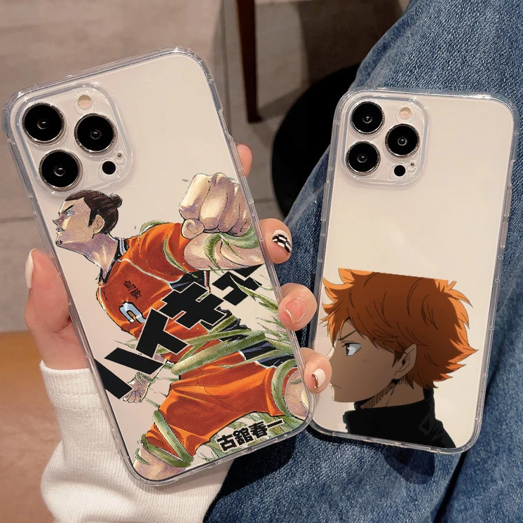 

Haikyuu Volleyball Phone Cases For iPhone 11 12 13 Mini SE 2020 6 6S 7 8 Plus X XS XR Pro Max Soft TPU Cover Shell Pattern