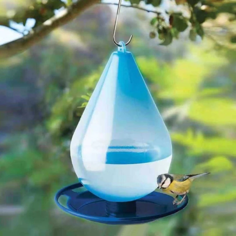 

Droplet Bird Waterer Hanging Birds Water Feeder for Outdoor Garden Water Feeder For Bird