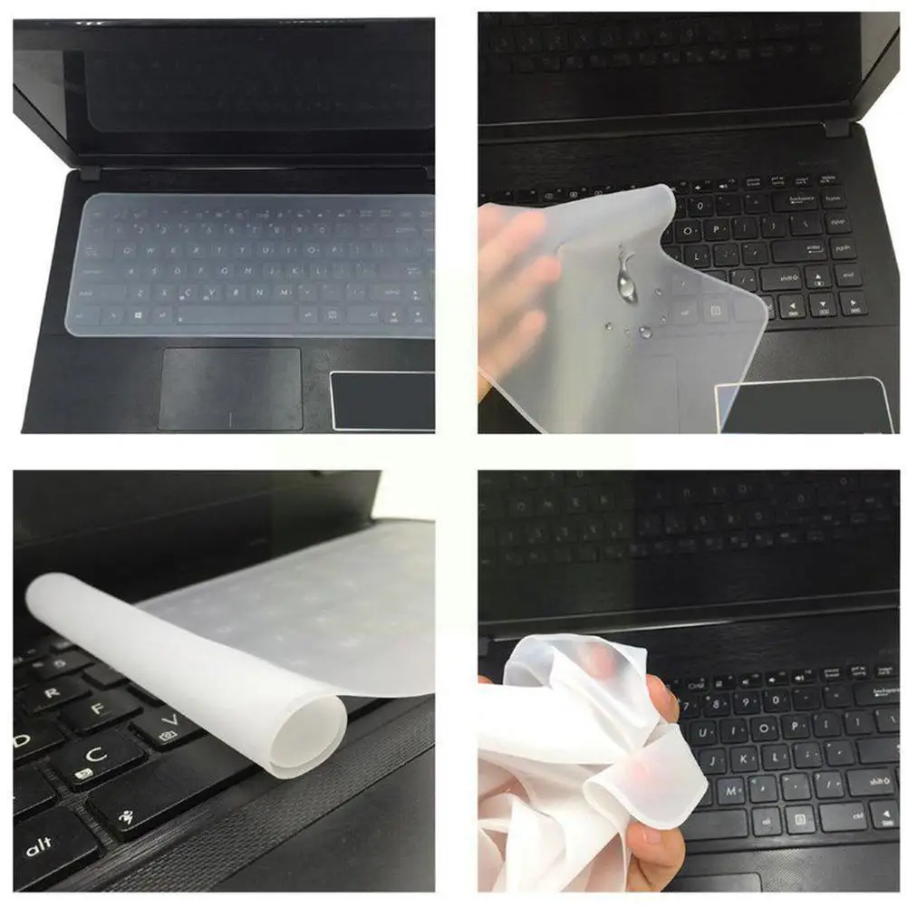 

Waterproof Laptop Keyboard Protective Film 14 Or 15 Cover Inch Keyboard Dustproof Keyboard Cover Laptop Silicone Film Noteb L0a4