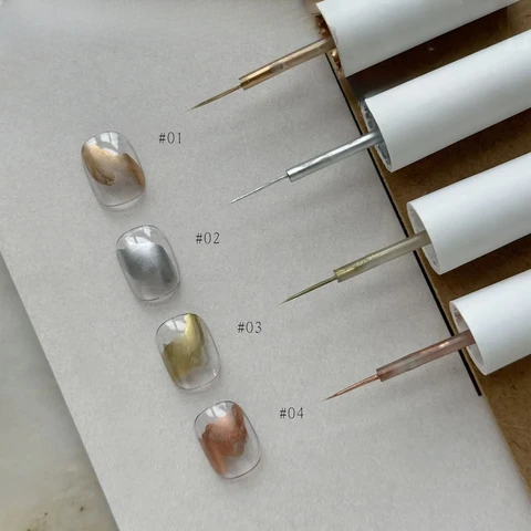 Металлический цветущий гель-лак для ногтей 4 цветов