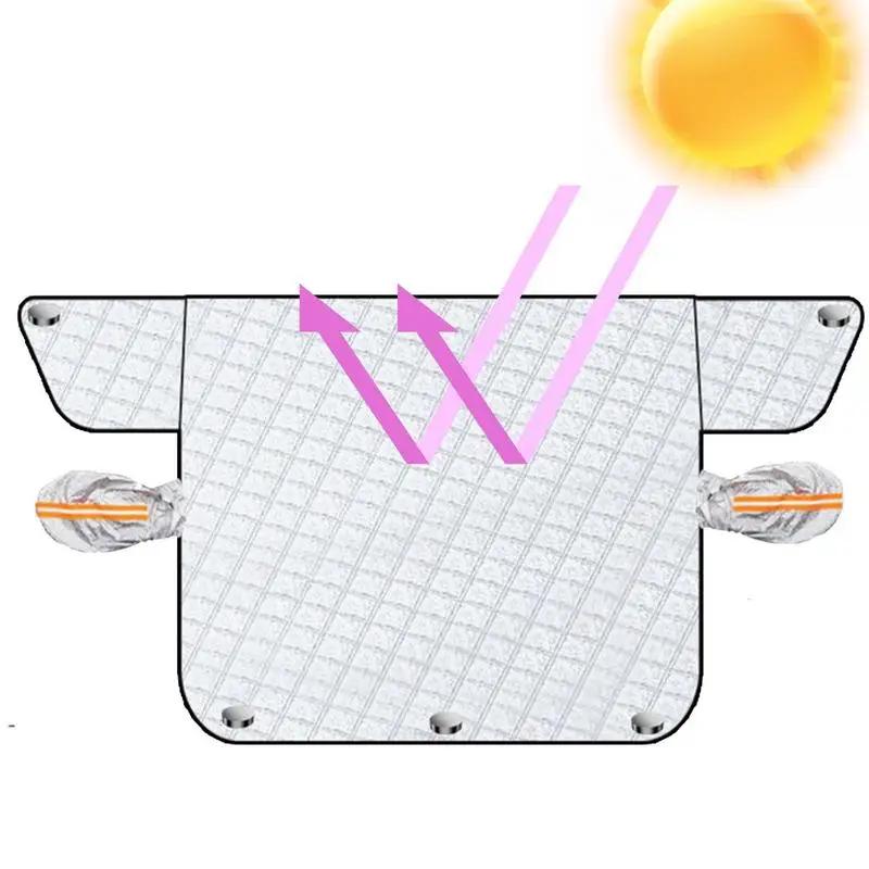 

Магнитный чехол на лобовое стекло автомобиля, ультратолстый защитный чехол на лобовое стекло автомобиля, 225X120 см, защита от снега, льда, мороза, солнца, УФ-пыли