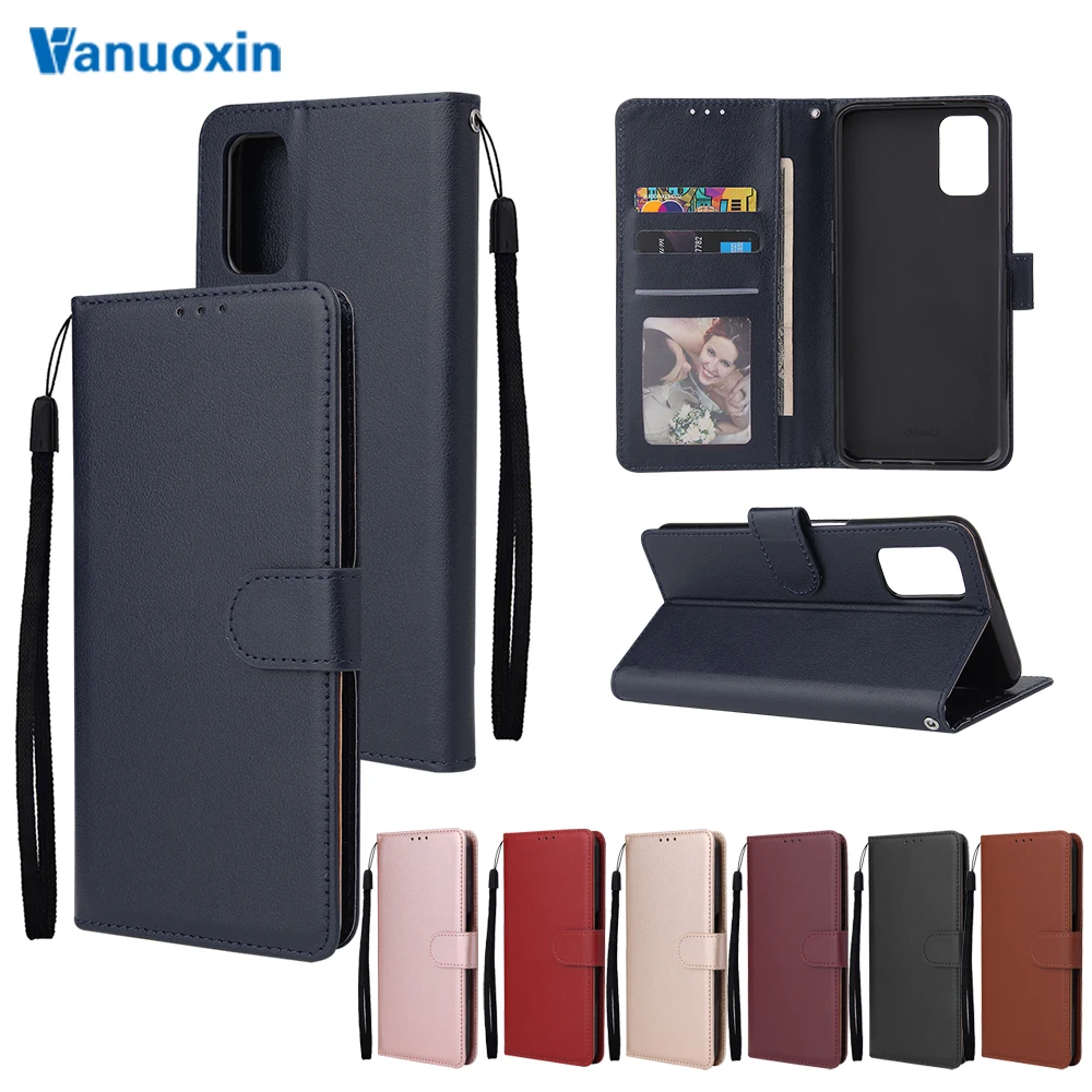 Кожаный чехол-книжка для Samsung Galaxy A310 A510 A710 A320 A520 A720 A8 A6Plus A7 A9 J3 J4 J6 J7 J8 2018