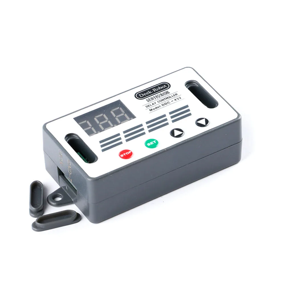 

DDC-432 DC 5V-30V Time Delay Relay Dual MOS Delay Relay High Level Trigger LED Digital Display Cycle Time Timer Delay Switch