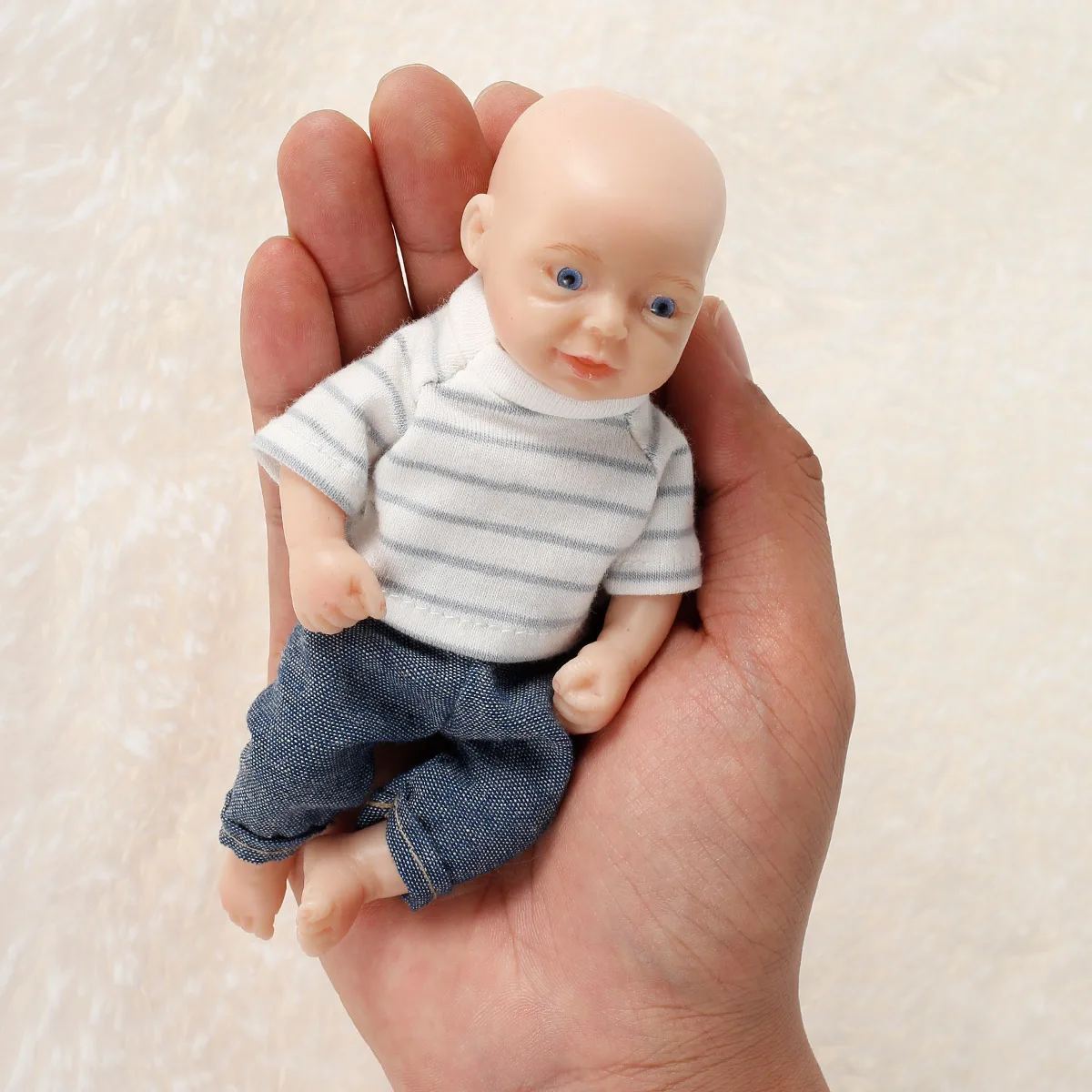 

Реалистичные куклы-реборны 6 дюймов, силиконовые полноразмерные куклы-младенцы, моющаяся мини-кукла с одеждой, отличный подарок для детей