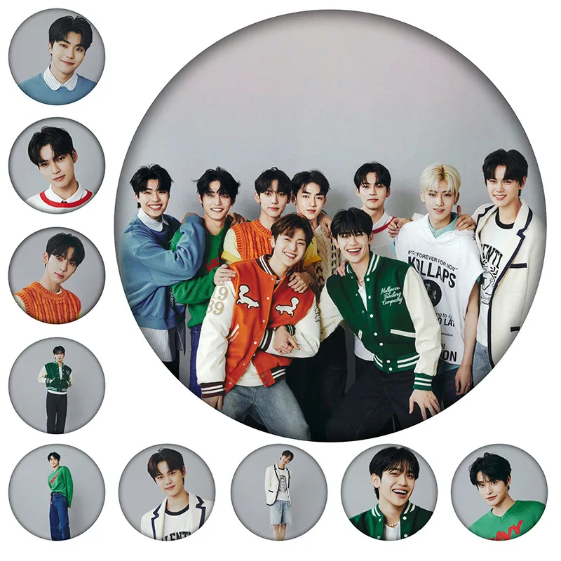 Kpop ZEROBASEONE брелок для фотографий с зеркалом ZHANGHAN SUNG HAN BIN Ricky подвесные аксессуары