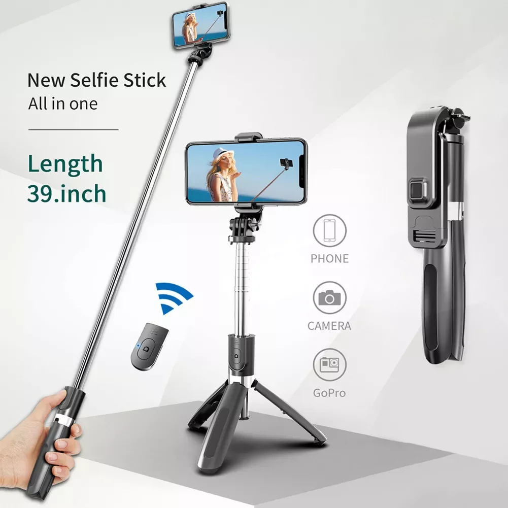 

LY Tripod Selfie Stick For Mobile Phone Photo Taking Live Broadcast Chargable Bluetooth Remote Control Tripod Stand Pole
