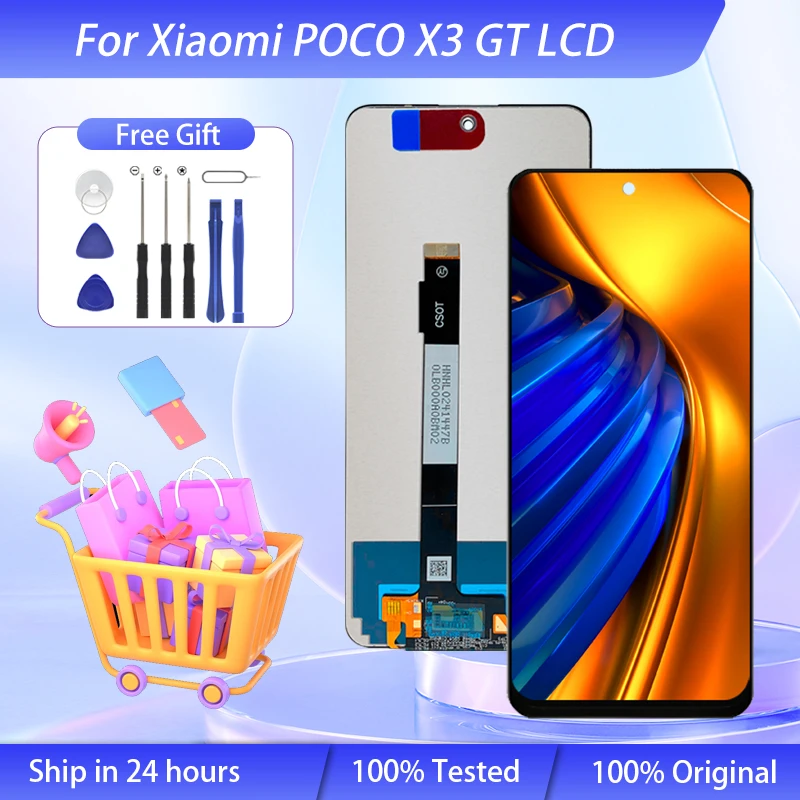 

Wholesale 6.6 Inch 21061110AG Screen For Xiaomi POCO X3 GT Lcd Touch Panel Digitizer Assembly For POCO X3GT Display Free Ship