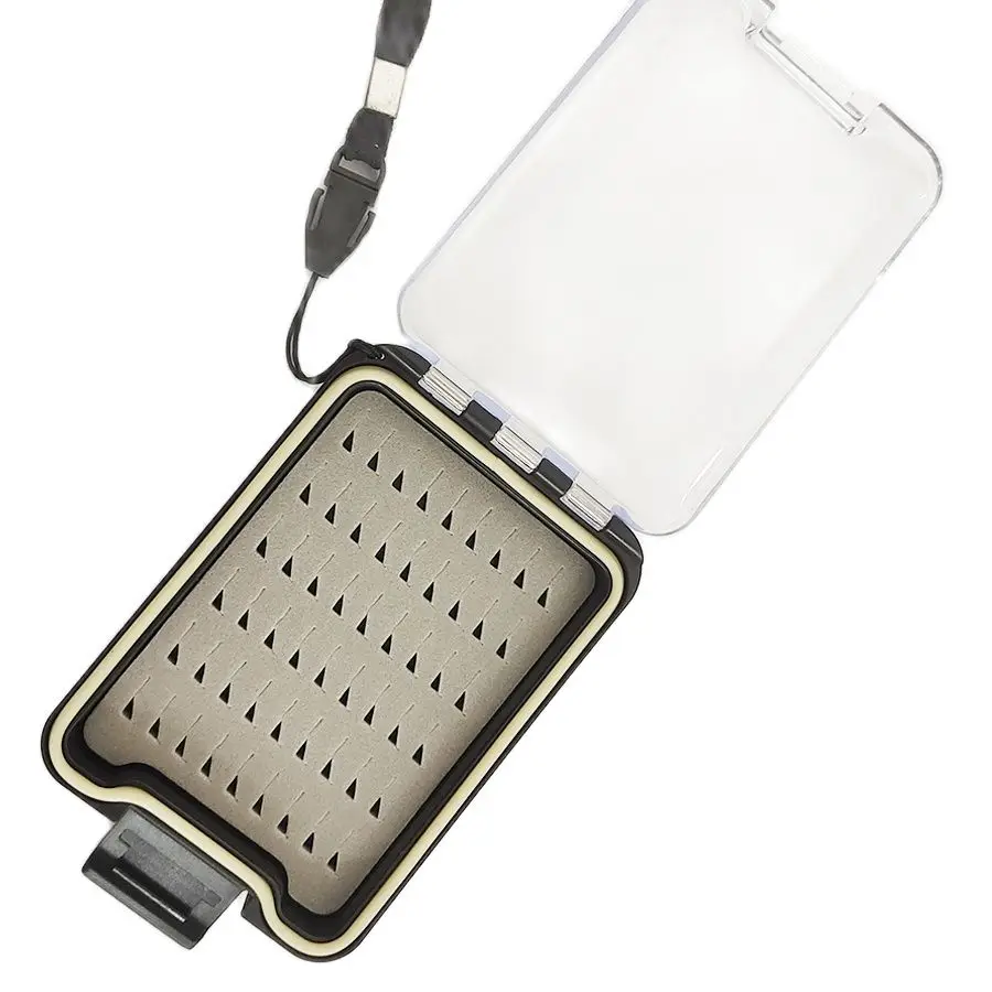 

1pcs Fly Fishing Box Waterproof Fishing Fly Box Nymph Dry Fly Streamer Tube Fly Trout Salmon Fishing Flies Hook Accessory Tackle