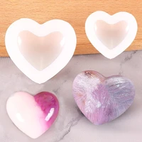 heart shape silicone mold for diy crystal uv epoxy resin soap candle molds handmade decorations