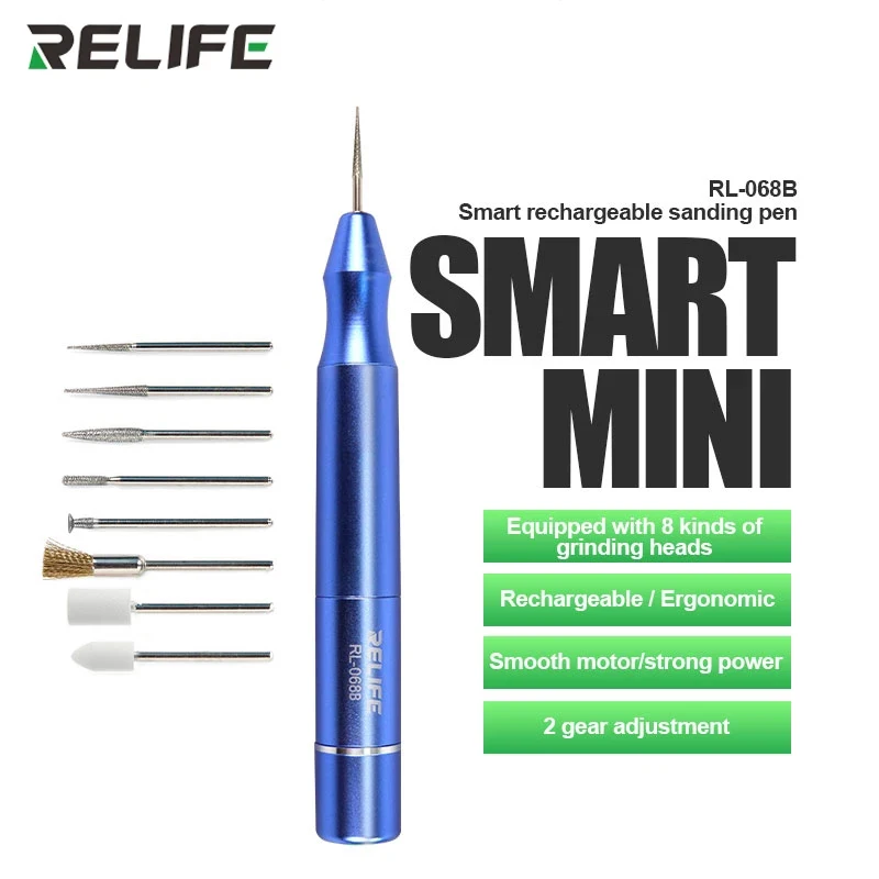 

RL-068B Smart Electric Sharpening Mini Handheld Grinder Engraving Pen Tool Set DIY Carving Grinding Polishing Rechargeable Tools