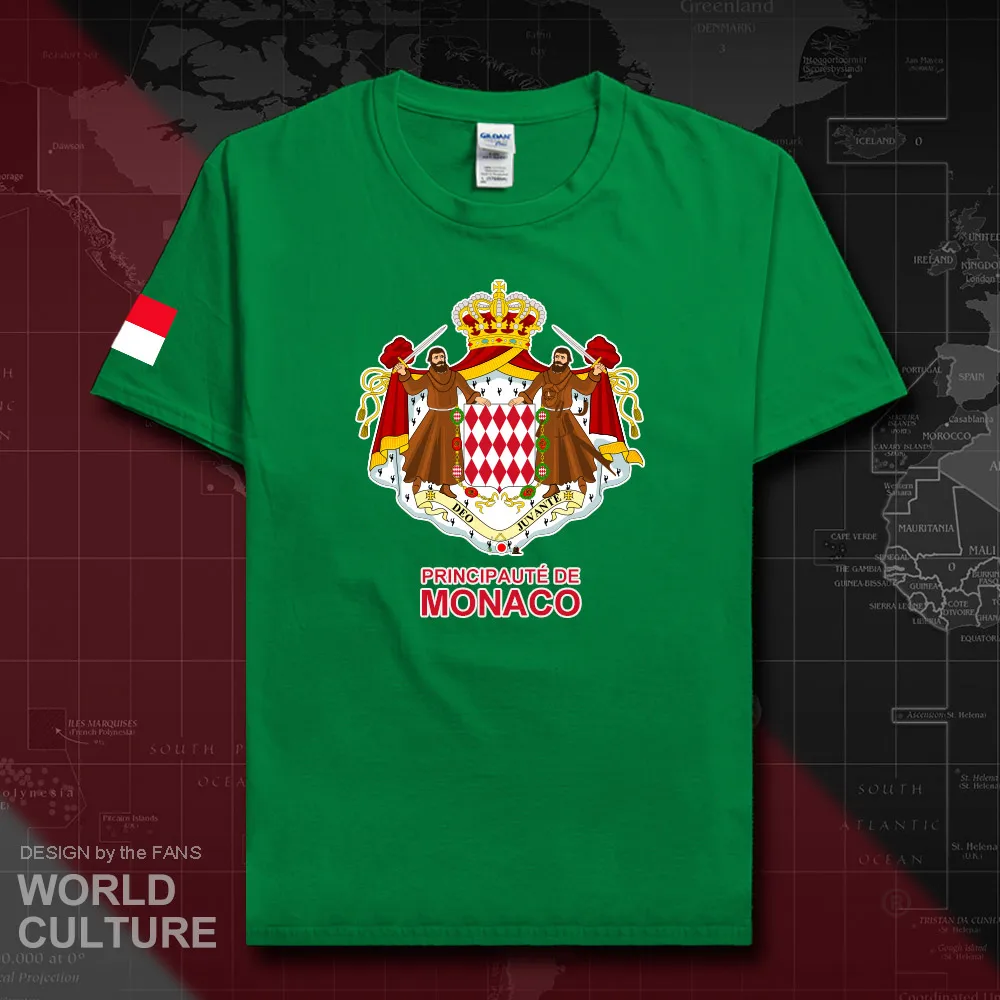 

Principality of Monaco MCO MC men t shirt fashion 2018 jersey nation team 100% cotton t-shirt Sportswear fitness tees summer 20