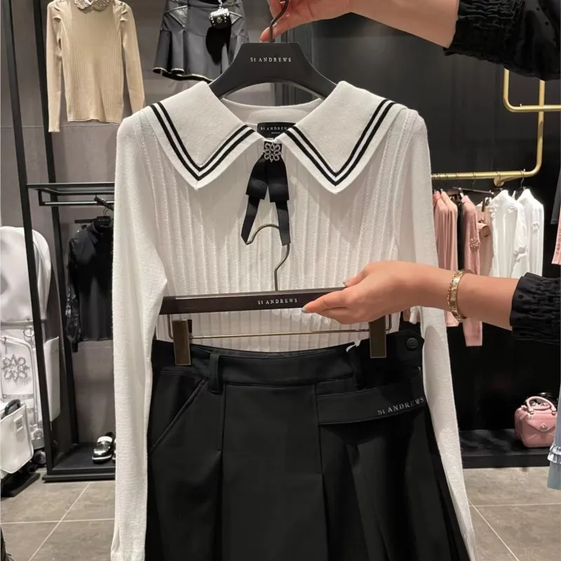 Womens Pullover Long Sleeve Sweatshirt Lightweight Sweater