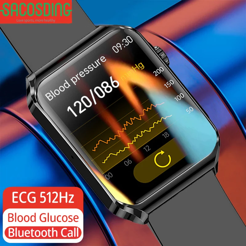 

2023 New Bluetooth Call Smart Watch Men ECG 512Hz+HRV+MET+NFC Multifunction Fitness Sports Watches Waterproof Smartwatch For Men