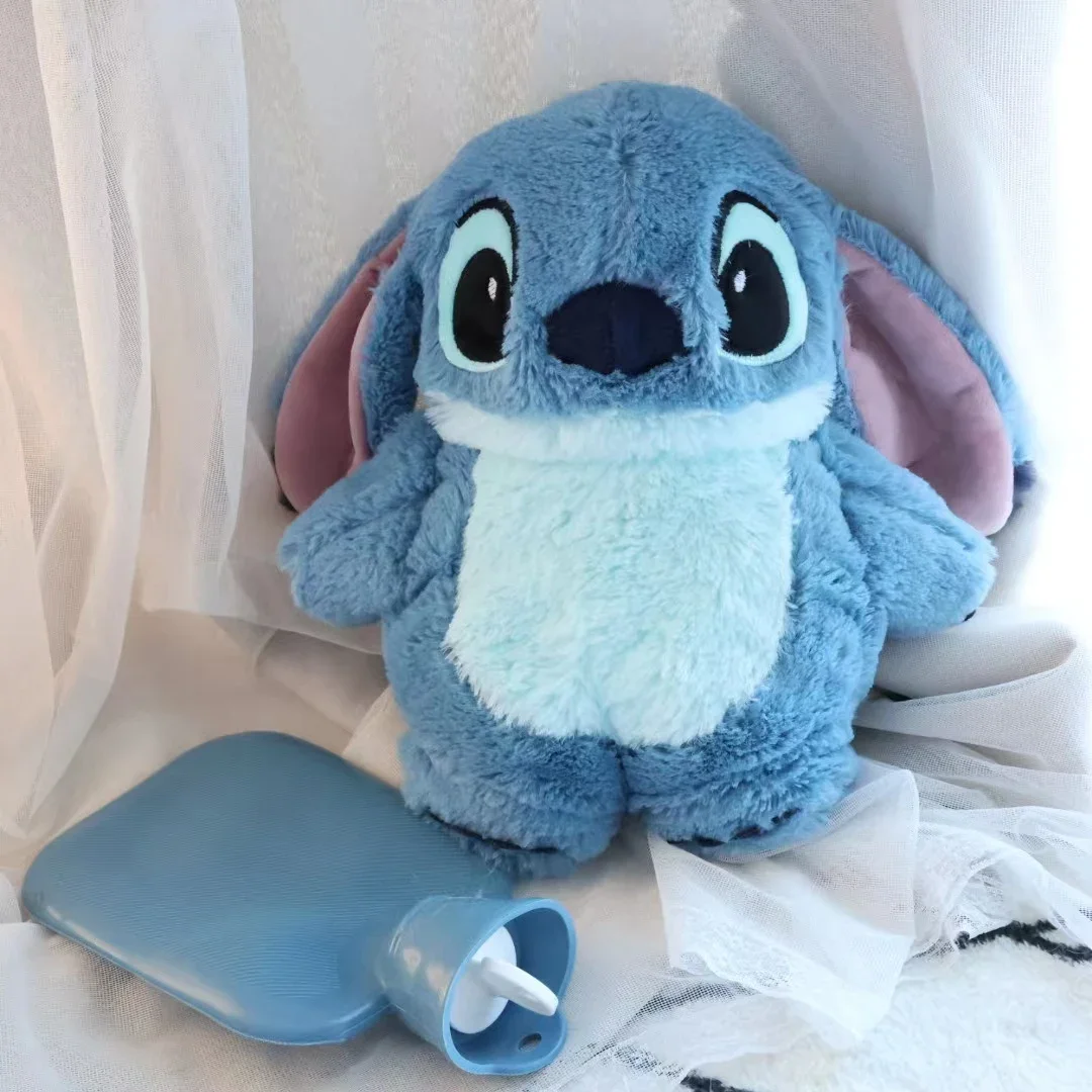 Теплая бутылочка для рук из мультфильма Disney Stitch хлопок идеально подходит дня