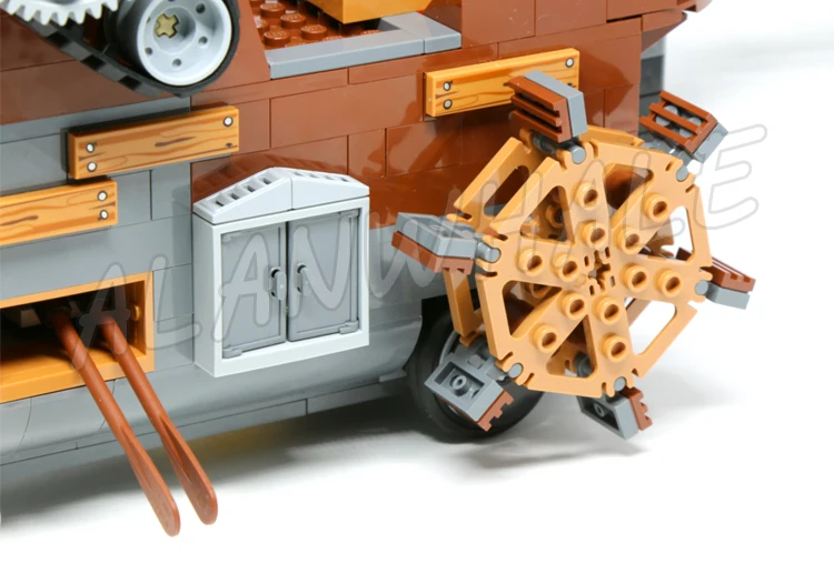 850 шт. игры с птицами поросенок пиратский корабль паруса флаги журавль джетта