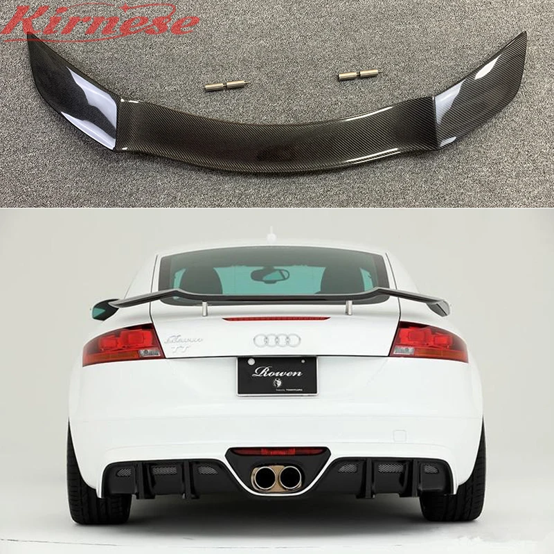 

Для BMW Z4 для Audi TT TTR TTRS 2-дверный Седан GT стиль Высокое качество Черный углеродное волокно задний спойлер