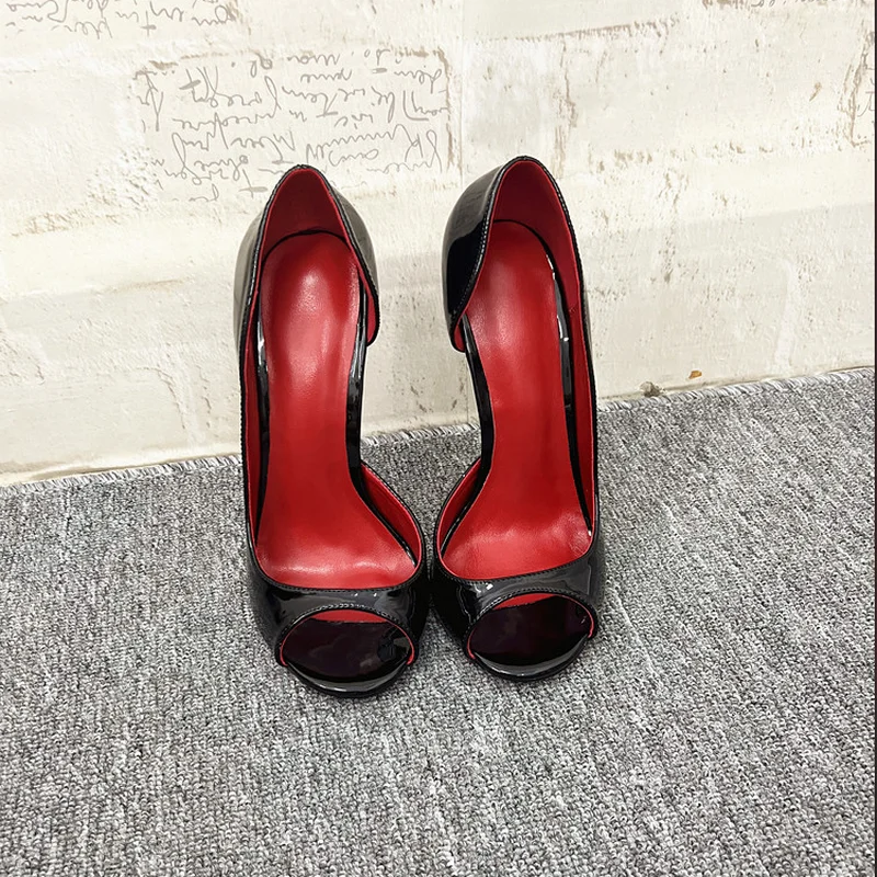 Женские туфли-лодочки FHC нового дизайна на высоком каблуке с открытым носком