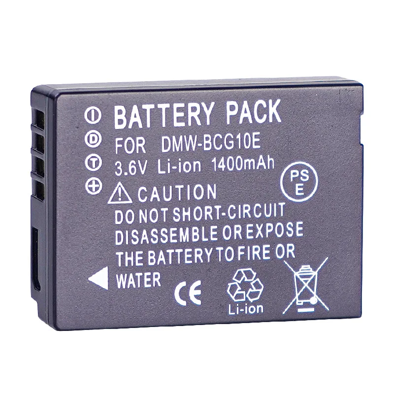 Фото Аккумулятор DMW-BCG10 3.7V 1400mAh Li-ion BCG10 BCG10E для Panasonic Lumix DMC-3D1 TZ7 TZ8 TZ10 TZ18 №5