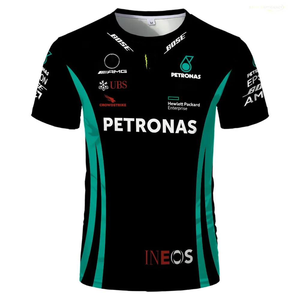 

Racing Spectators Summer Hot Petronas Joint F1 Formula One AMG Team 2022 Men's and Women's Quick Dry Short Sleeve T-Shirts