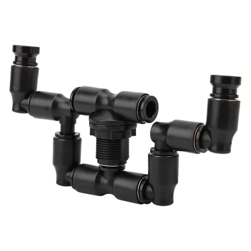 

Reptiles Fogger Mist Sprinkler Double Head 360° Atomization Cooling Reptile Misting System for Rainforest Tank CNIM Hot