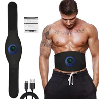vibration body slimming belt electronic abdominal muscle stimulator toner smart sport fitness belt massager back waist support