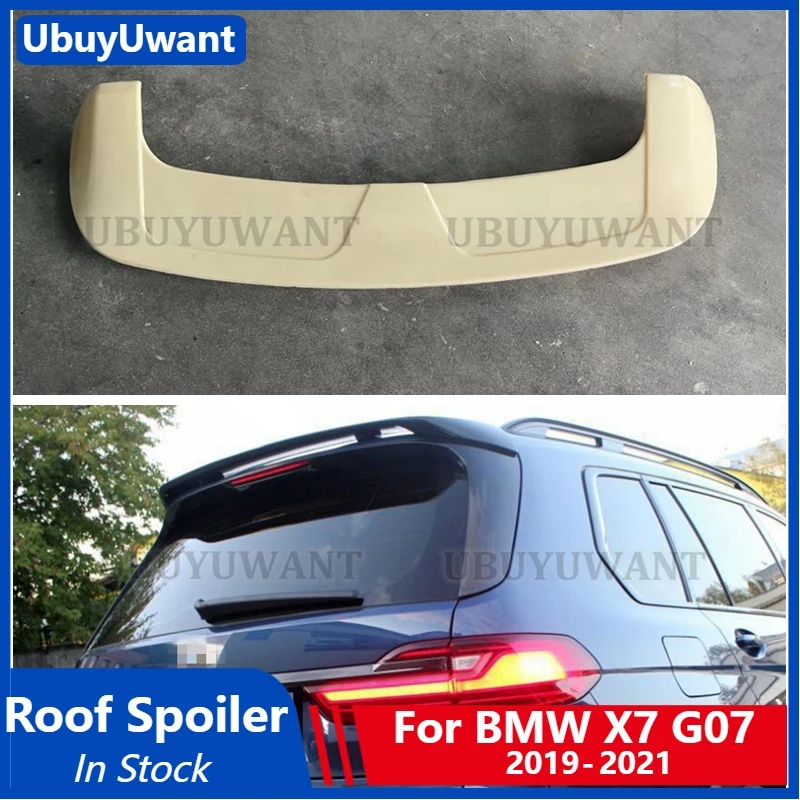 

Спойлер для заднего багажника для BMW X7 G07 2019-2021, блеск для крыши, черный, M характеристики, спортивный автомобильный спойлер для окна на крыше, ...