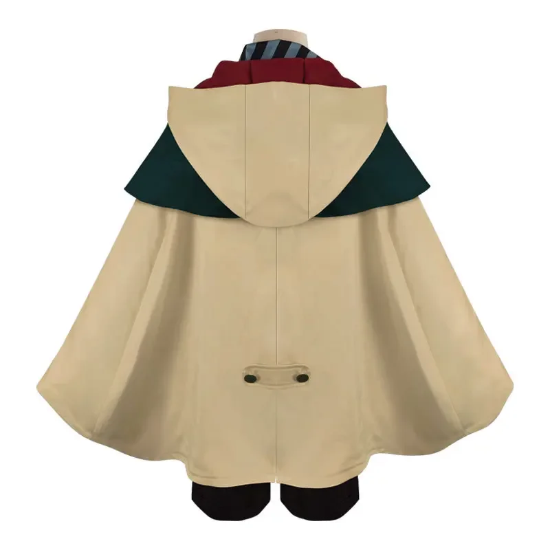 junt84 ID: INVADED Koharu Hondo Косплей Костюм Куртка Плащ с капюшоном Шляпа Аниме Униформа для