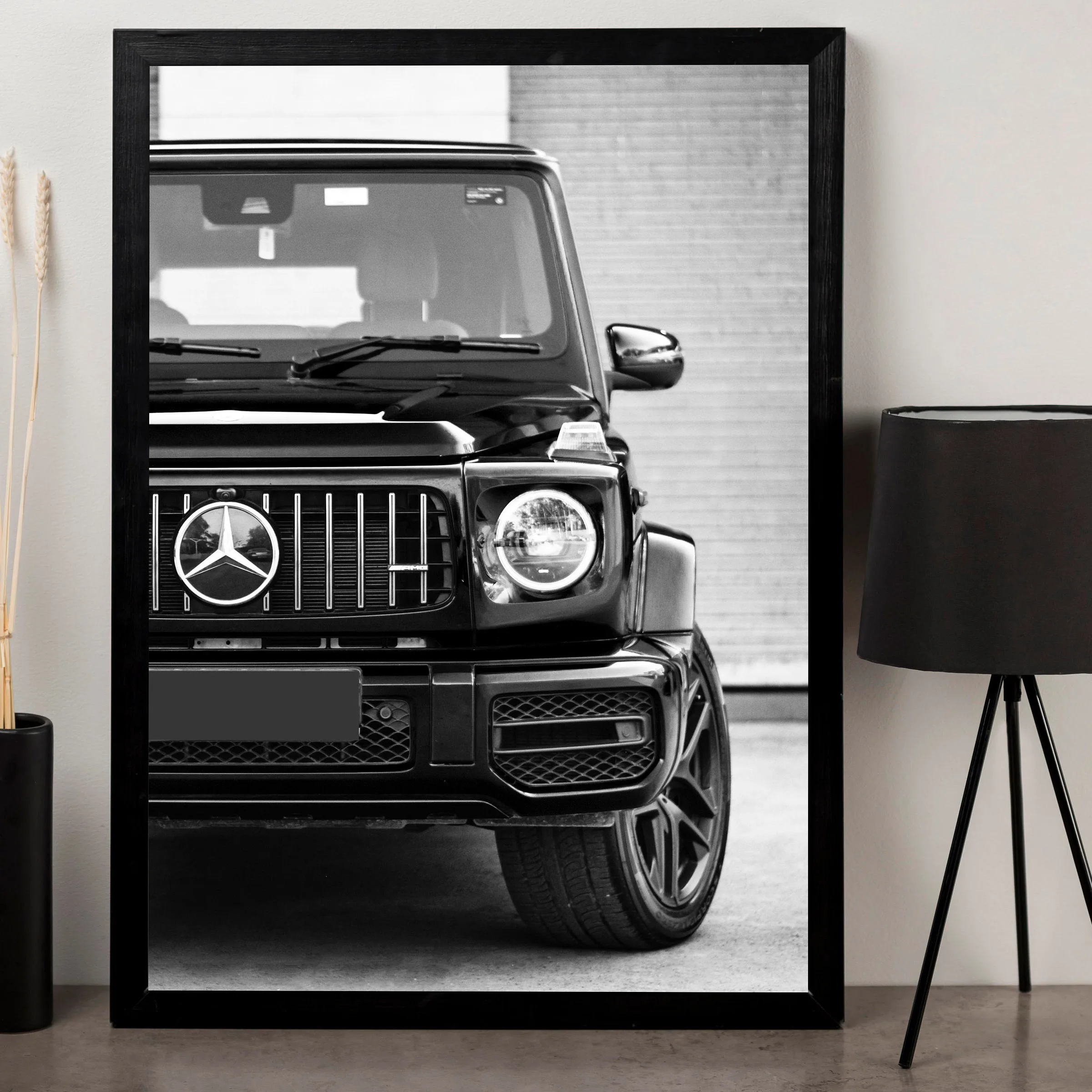 Черно-белая Автомобильная фотография G wстоянка класс домашний декор