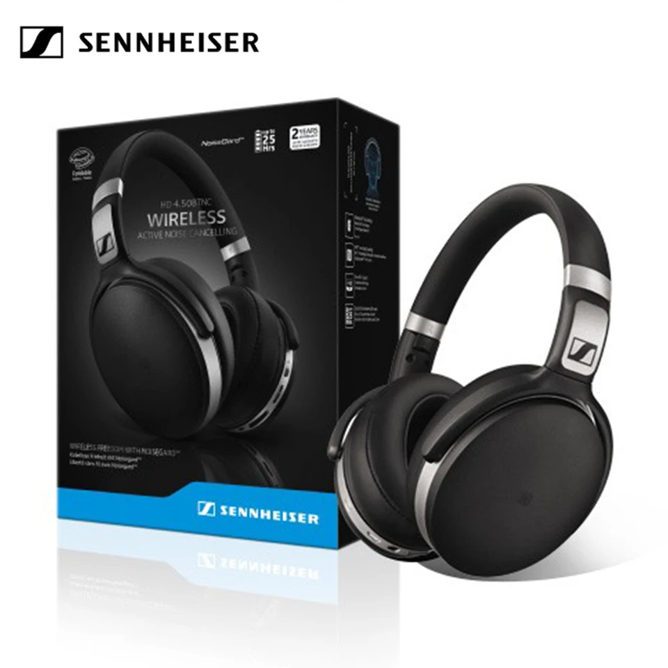 Беспроводные Bluetooth-наушники Sennheiser HD 4.50BTNC с активным шумоподавлением