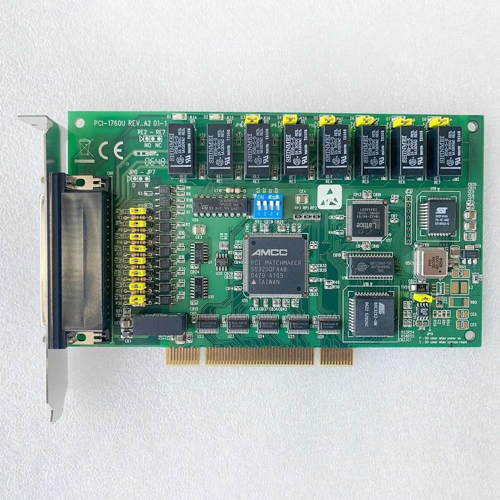 8-Way Relay Output Isolation Digital Input Card For Advantech PCI-1760U REV:A2