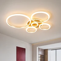 nordic creative round ceiling lamp for bedroom living room dining room lighting gold study modern ceiling lamp indoor lamp