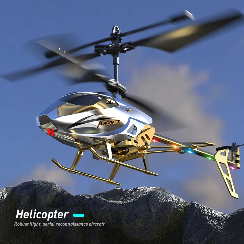 

New 3.5 pass remote control helicopter USB charging anti fall anti collision remote control aircraft model toys