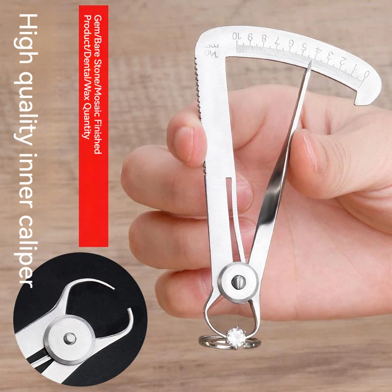 

1pc Dental Caliper Thickness Gauge 0-10*0.1mm Caliper with Metal Watch Measuring Thickness Dental Lab Equipments Dentist Tools