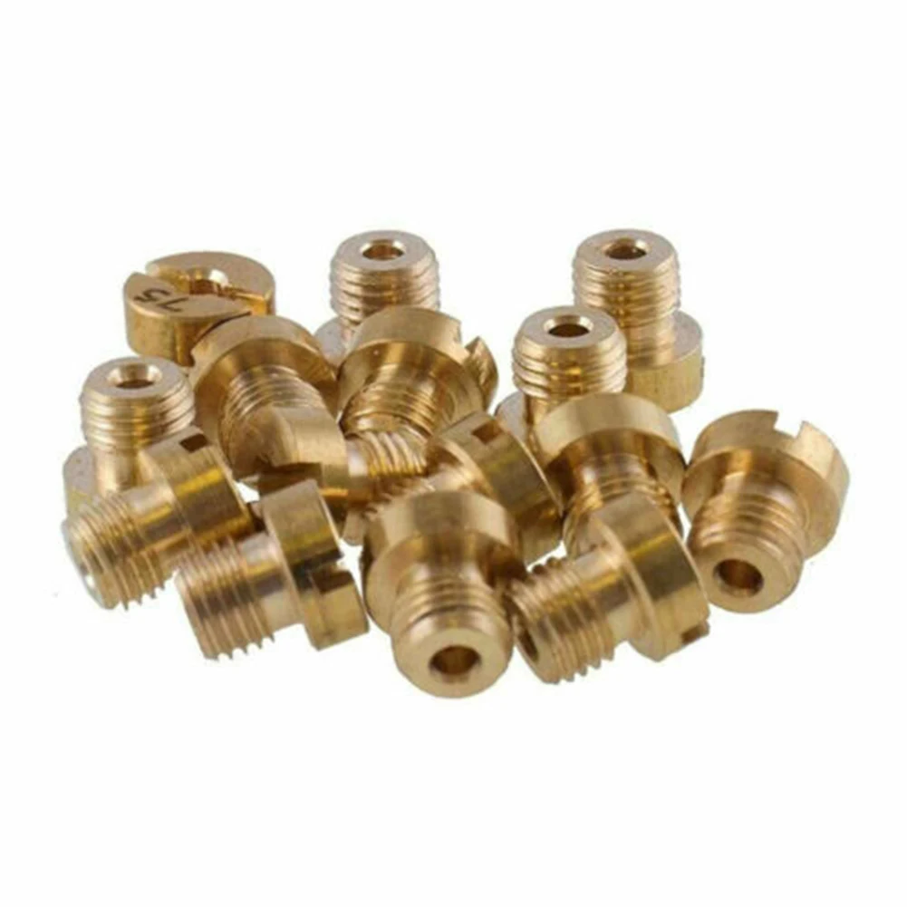 

Best Durable High Quality Hot New Carburetor Nozzle Main Jet Reliable Fittings Kit M6 Metal Replacement 25piece