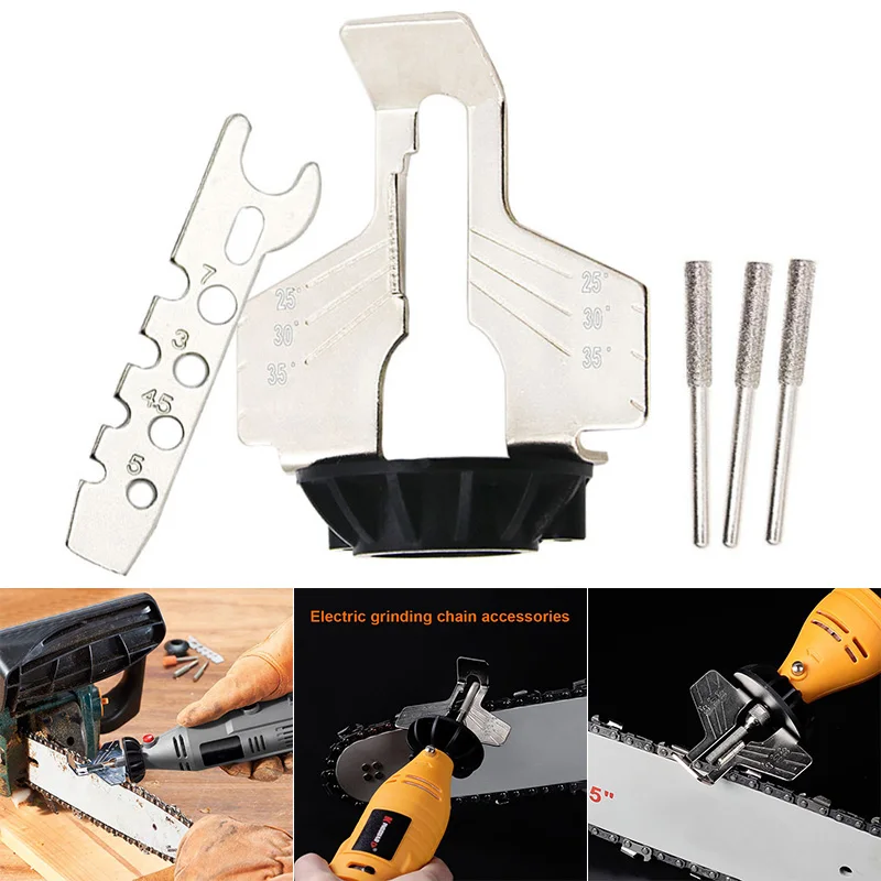 

Chainsaw Sharpening Kit Electric Grinder Sharpening Polishing Attachment Set Saw Chains Tool Chainsaw Sharpening Kit MAZI888