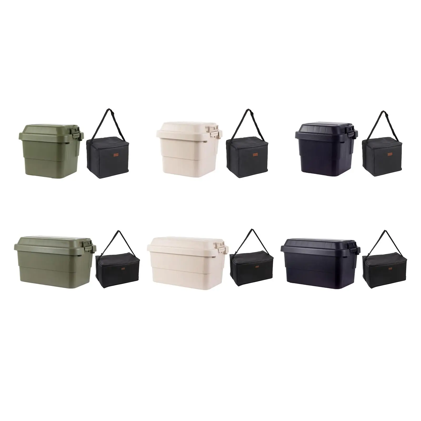 

Insulated Thermal Boxes Storage Container Fridge Catering Therma Cooler Bag for Picnic Lunch Road Trips Truck Grocery Shopping