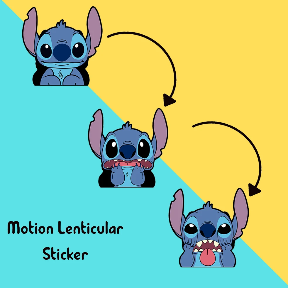 

Anime Peeker Stickers Cartoon Characters Motion Sticker Waterproof Decals