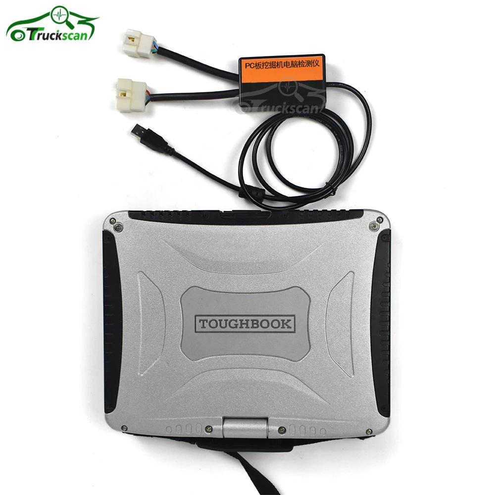 Диагностический комплект для подключения dr zx Hitachi с экскаватором +